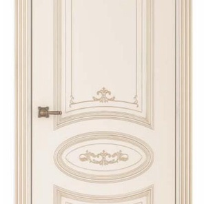 Межкомнатная дверь Багет-3 эмаль слоновая кость